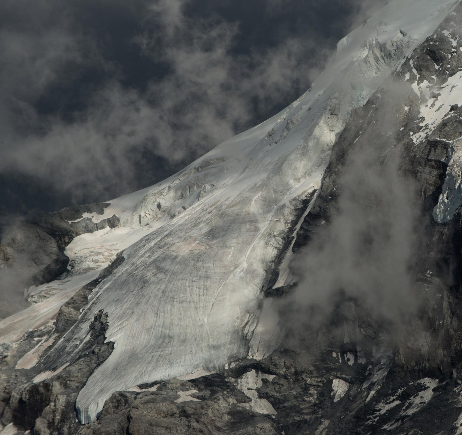 Vedretta alta glacier massif de l'Ortles 3905 mètres